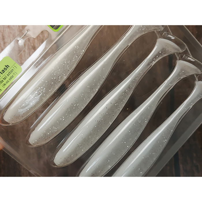 Силікон KEITECH Easy Shiner 5" #422 Sight Flash 5 шт (1551.04.54) Тип силіконової приманки віброхвіст