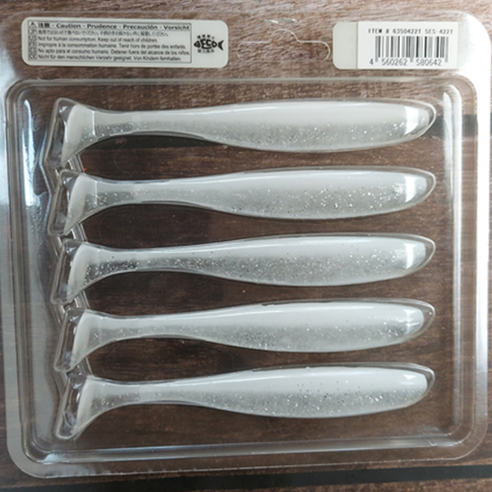 Силікон KEITECH Easy Shiner 5" #422 Sight Flash 5 шт (1551.04.54) Довжина 114