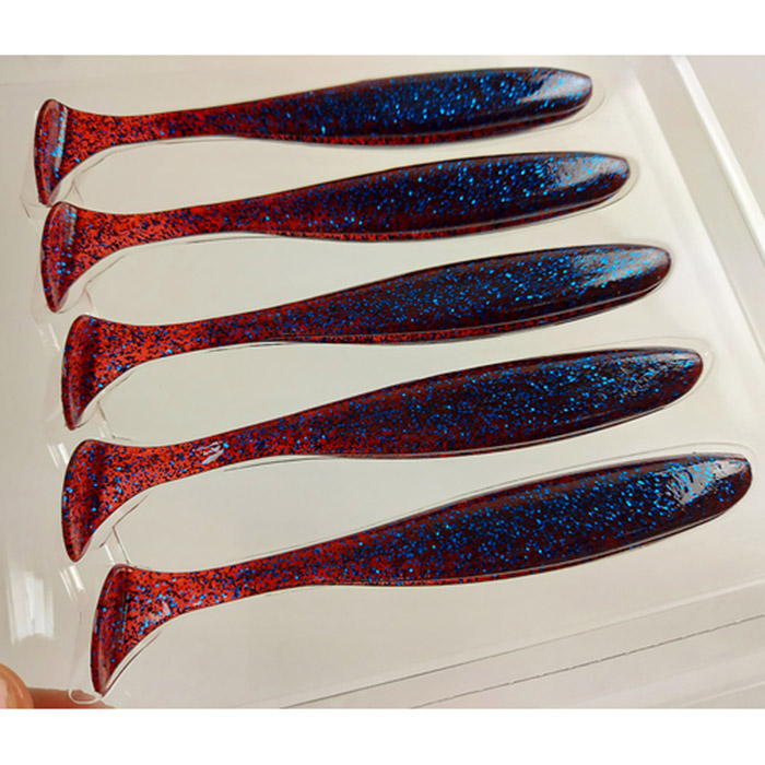 Зовнішній вигляд Силікон KEITECH Easy Shiner 5" EA # 03 Grape 5 шт (1551.03.73)