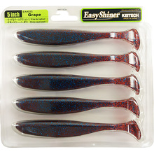 Силікон KEITECH Easy Shiner 5" EA # 03 Grape 5 шт (1551.03.73)