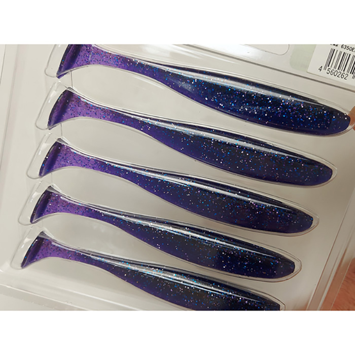 Силікон KEITECH Easy Shiner 5" EA # 04 Violet 5 шт (1551.03.74) Тип силіконової приманки віброхвіст