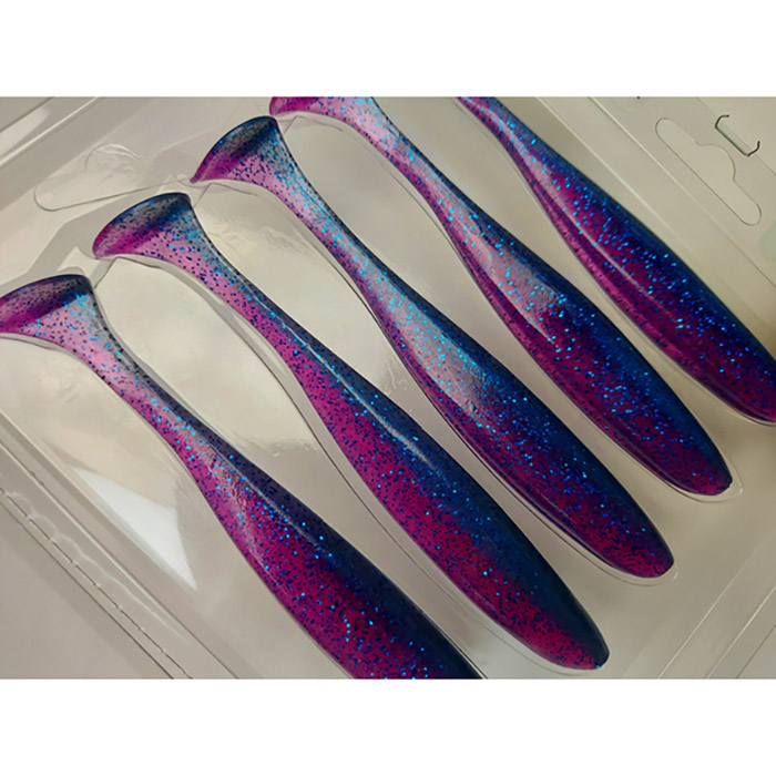 Силікон KEITECH Easy Shiner 5" EA#14 Clear Morning Dawn 5 шт (1551.11.44) Довжина 125