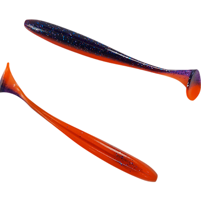 Силікон KEITECH Easy Shiner 5" PAL # 09 Violet Fire 5 шт (1551.09.85) Модель Easy Shiner