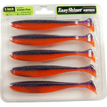 Силікон KEITECH Easy Shiner 5" PAL # 09 Violet Fire 5 шт (1551.09.85)