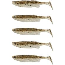 Набір силіконових приманок SAVAGE GEAR Fat Minnow T-Tail 105 мм 11 г Holo Baitfish 5 шт (76999)