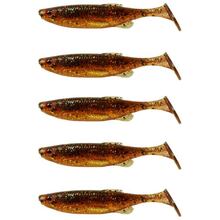 Набір силіконових приманок SAVAGE GEAR Fat Minnow T-Tail 105 мм 11 г Motoroil UV 5 шт (76997)