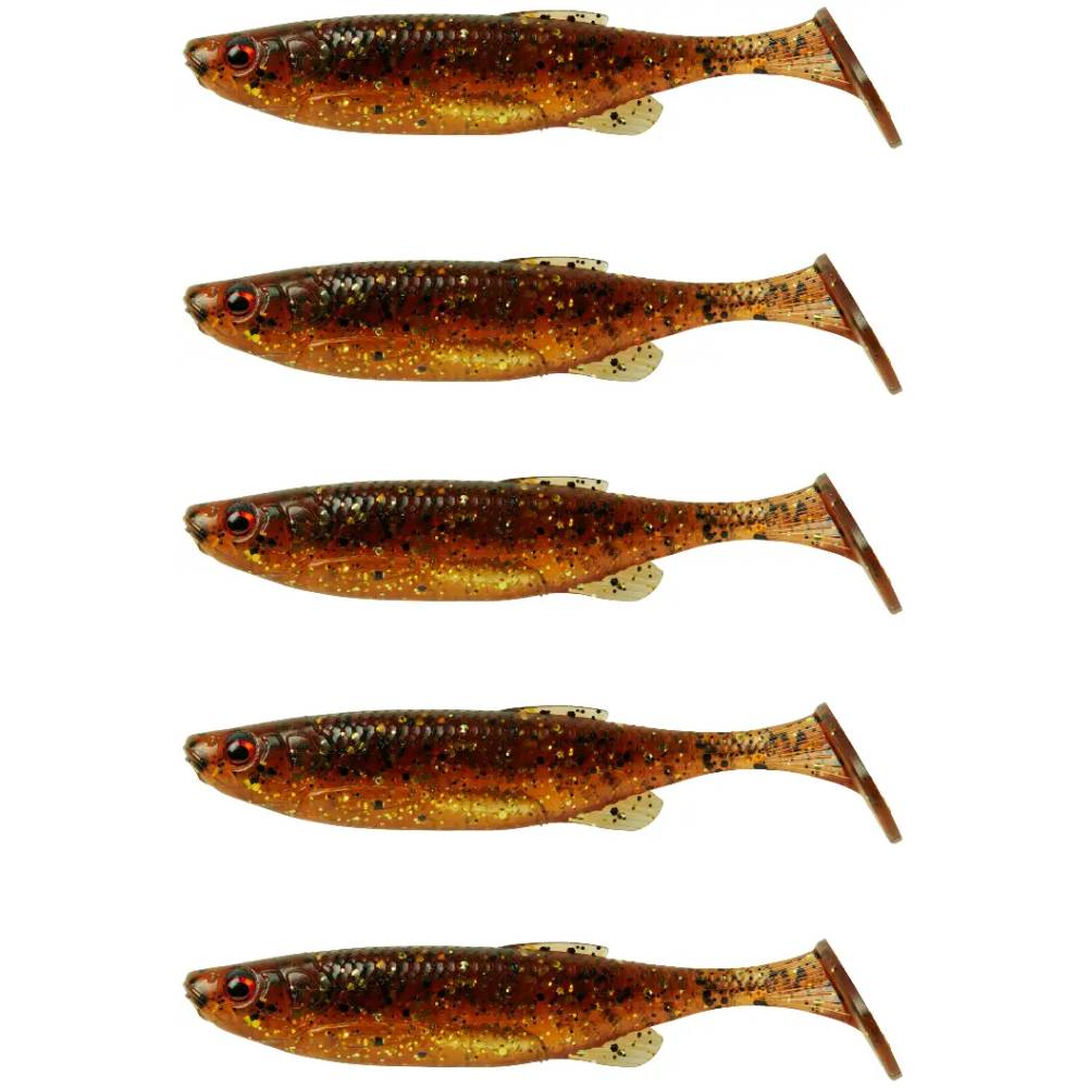 Силикон SAVAGE GEAR Fat Minnow T-Tail 130mm 20.0g Motoroil UV 5 шт (77003)