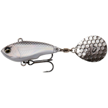Тейл-спинер SAVAGE GEAR Fat Tail Spin 80 мм 24.0 г White Silver (71768)