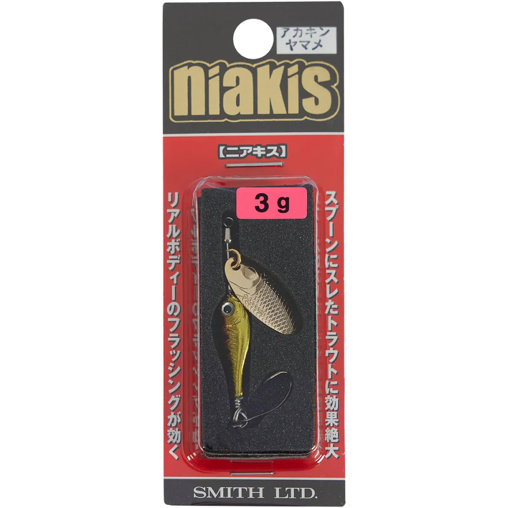 Блешня SMITH Niakis 48mm 3.0g #19 Red King Yamame (0776000019) Тип блешні