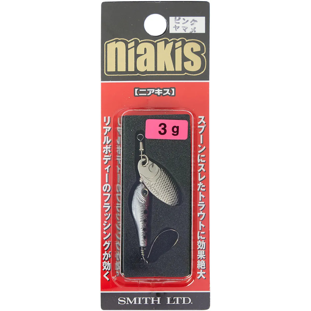 Блешня SMITH Niakis 48mm 3.0g #23 Chart Yamame (1665.16.56) Тип блешні