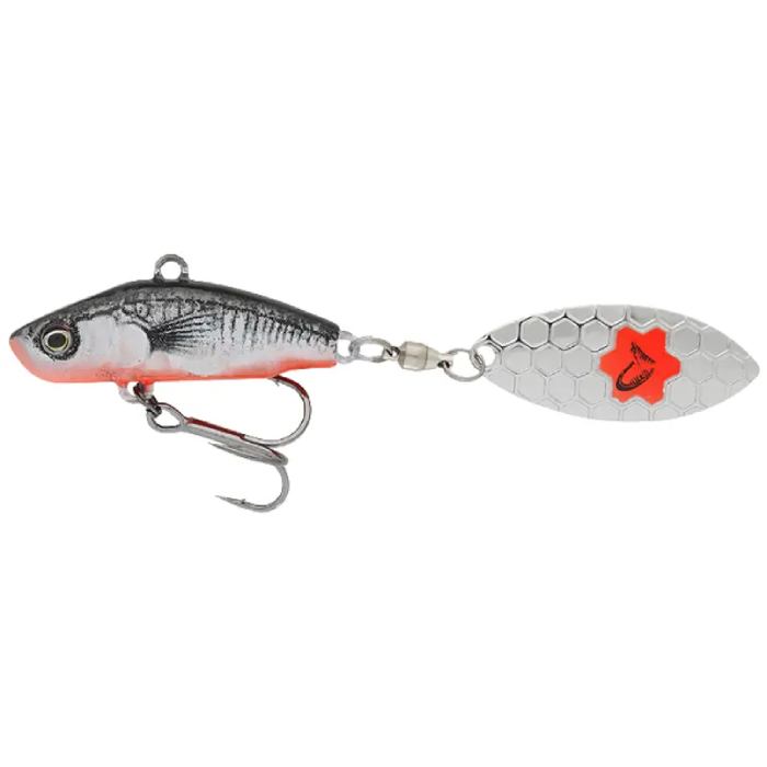 Тейл-спінер SAVAGE GEAR 3D Sticklebait Tailspin 80 мм 18 г Black Red (76820)