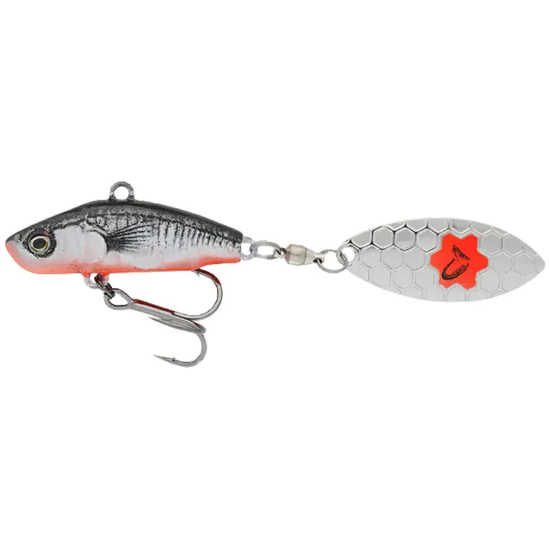 Тейл-спинер SAVAGE GEAR 3D Sticklebait Tailspin 65 мм 9.0 г Black Red (76810)