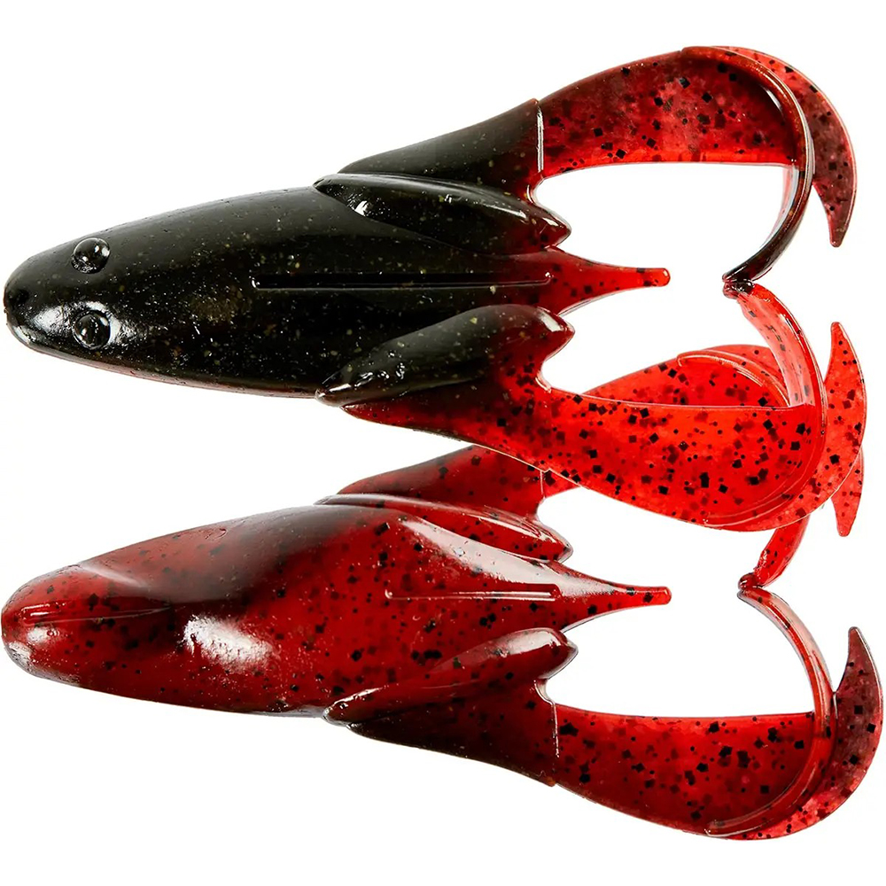 Силикон KEITECH Noisy Flapper 3.5'' #467 5 шт Black Red Belly (NF3.5467)