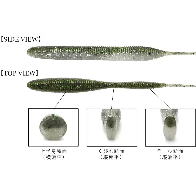Силікон KEITECH Sexy Impact 2.8" #435 12 шт Scuppernong/Red (4560262576928) Тип силіконові приманки