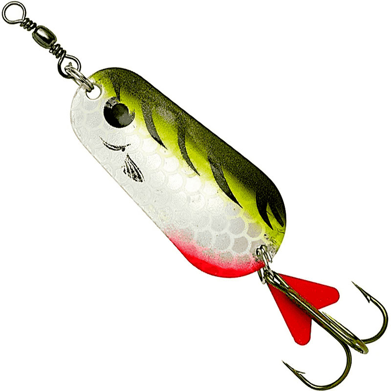 

Блесна-колебалка DAM Effzett Standard 45гр 8см olive/silver UV (702680478), Блешня-коливалка Effzett Standard