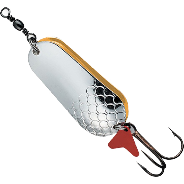 

Блесна DAM Effzett Twin Spoon 30 г 6.5 см Silver/Gold (702680512), Блешня-коливалка Effzett Twin