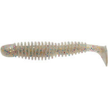 Набір силіконових приманок REINS Bubbling Shad 4" 8шт 211 UV Pearl Candy (4571370227718)