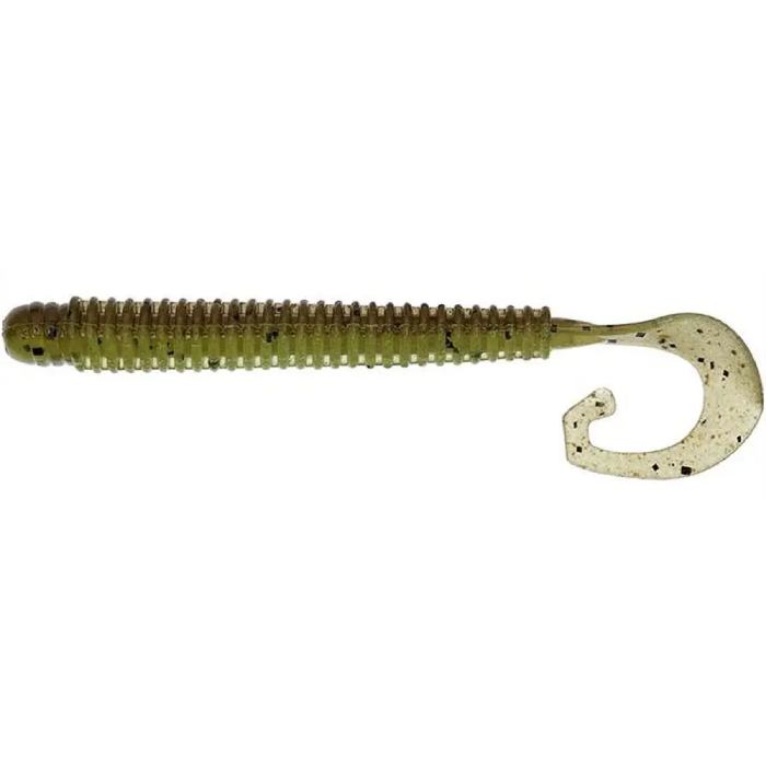 Набір силіконових приманок REINS G-Tail Saturn 100 мм 002 Green Pumpkin 12 шт (4571288664308)