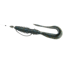 Силікон KEITECH Mad Wag 7" #101 Green Pumpkin PP 6 шт (4560262579486)