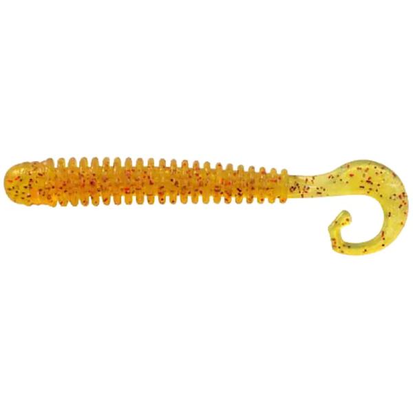 Набір силіконових приманок REINS G-Tail Saturn 100 мм 566 Motor Oil Red Flake 12 шт.