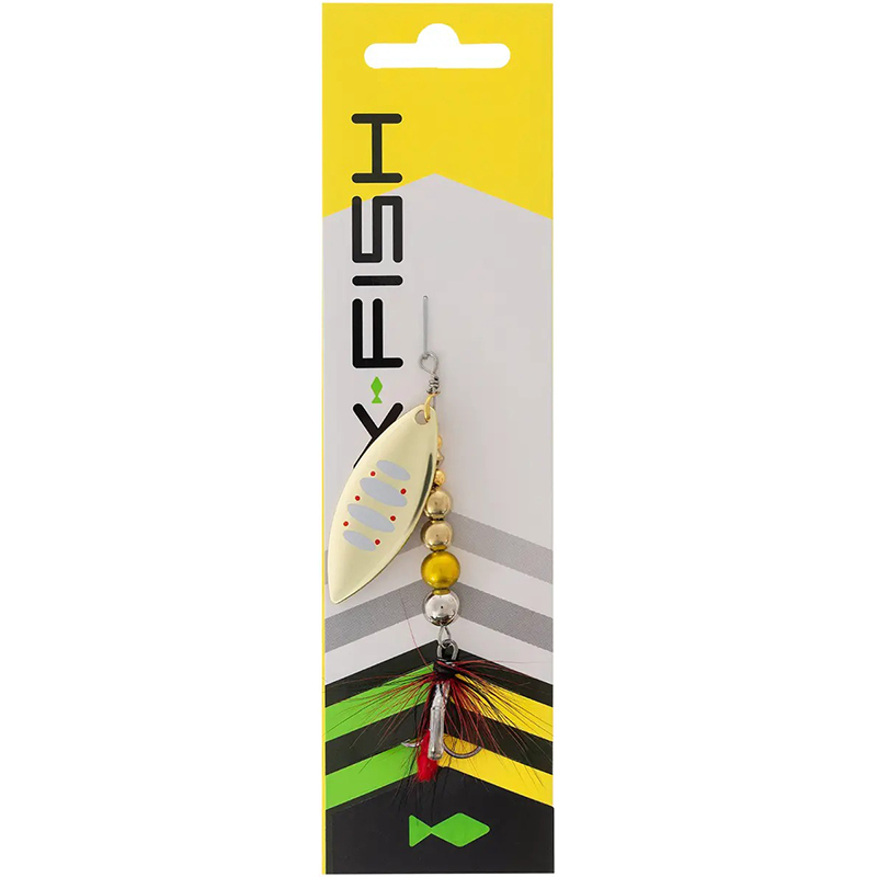 Блешня X-FISH Orbit №3 10 г Gold SRD (1917.07.04) Тип блешні