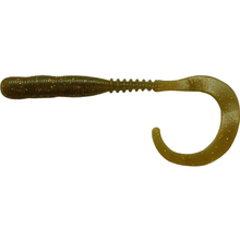 Набір силіконових приманок REINS Curly Curly 101 мм 035 Green Sparkle 15 шт (4571370201305)