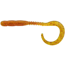 Набір силіконових приманок REINS Curly Curly 101 мм 566 Motor Oil Red Flake 15 шт.
