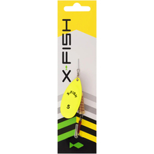 Блешня X-Fish Stark №5 14g Nikel UV lime (1917.07.41)
