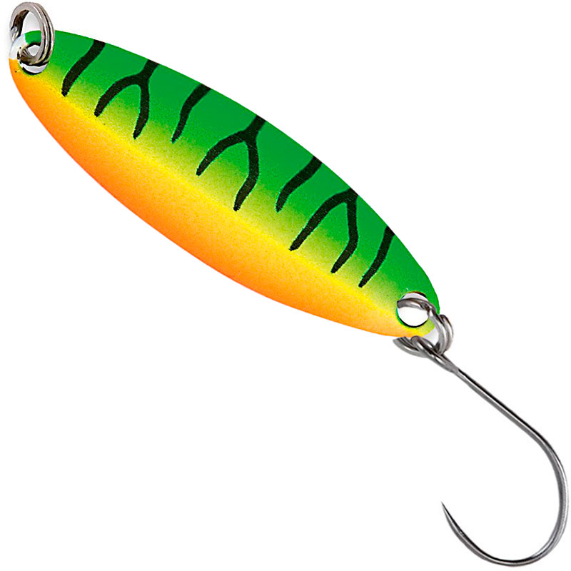

Блесна-колебалка NOMURA Isei Riu Spoon 2.3гр Tiger Green Orange (702610068), Блешня-коливалка Isei Riu Spoon