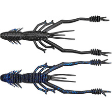 Силикон REINS Ring Shrimp 4" B11 Blue Belly 6шт (4571415615326)