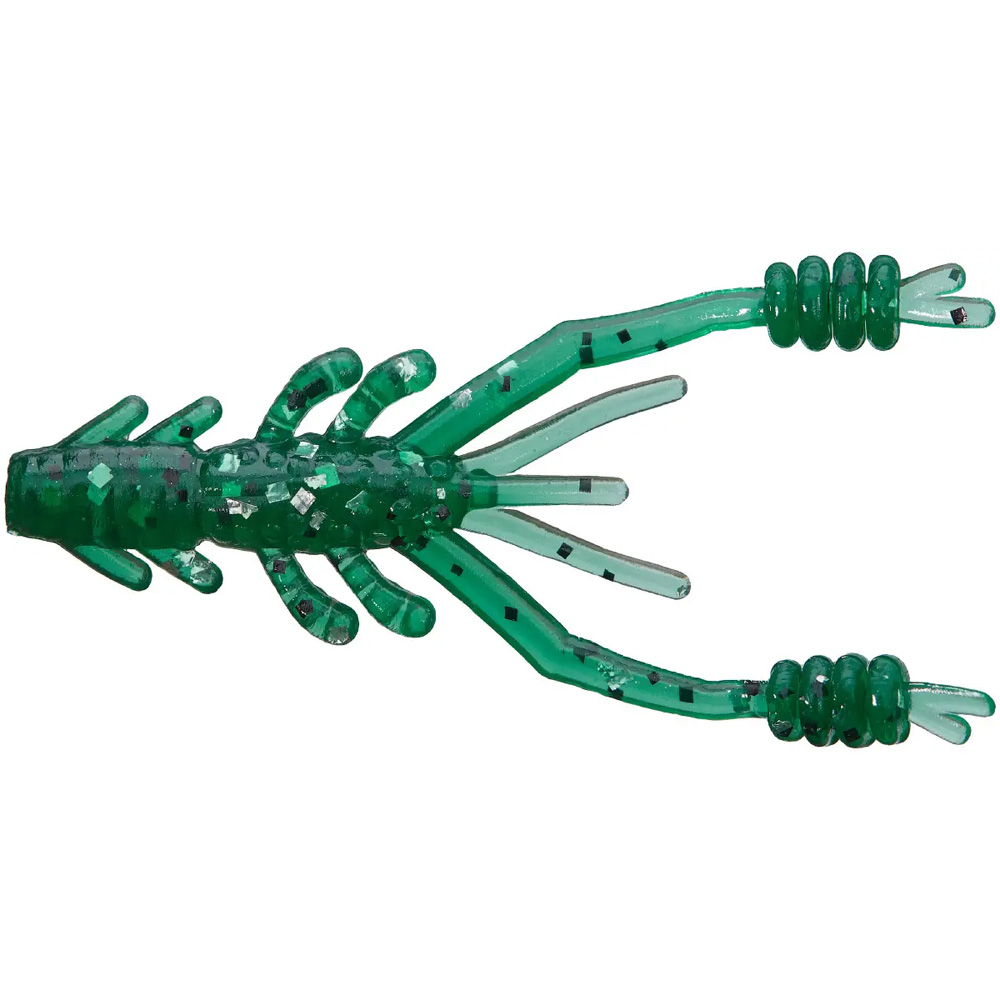 Набір силіконових приманок REINS Ring Shrimp 3" 10шт 397 Motor Oil SP (4571370235317)