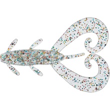 Набір силіконових приманок REINS G-Tail Twin 50 мм 152 Super Glow All Stars 10 шт (4571415603057)