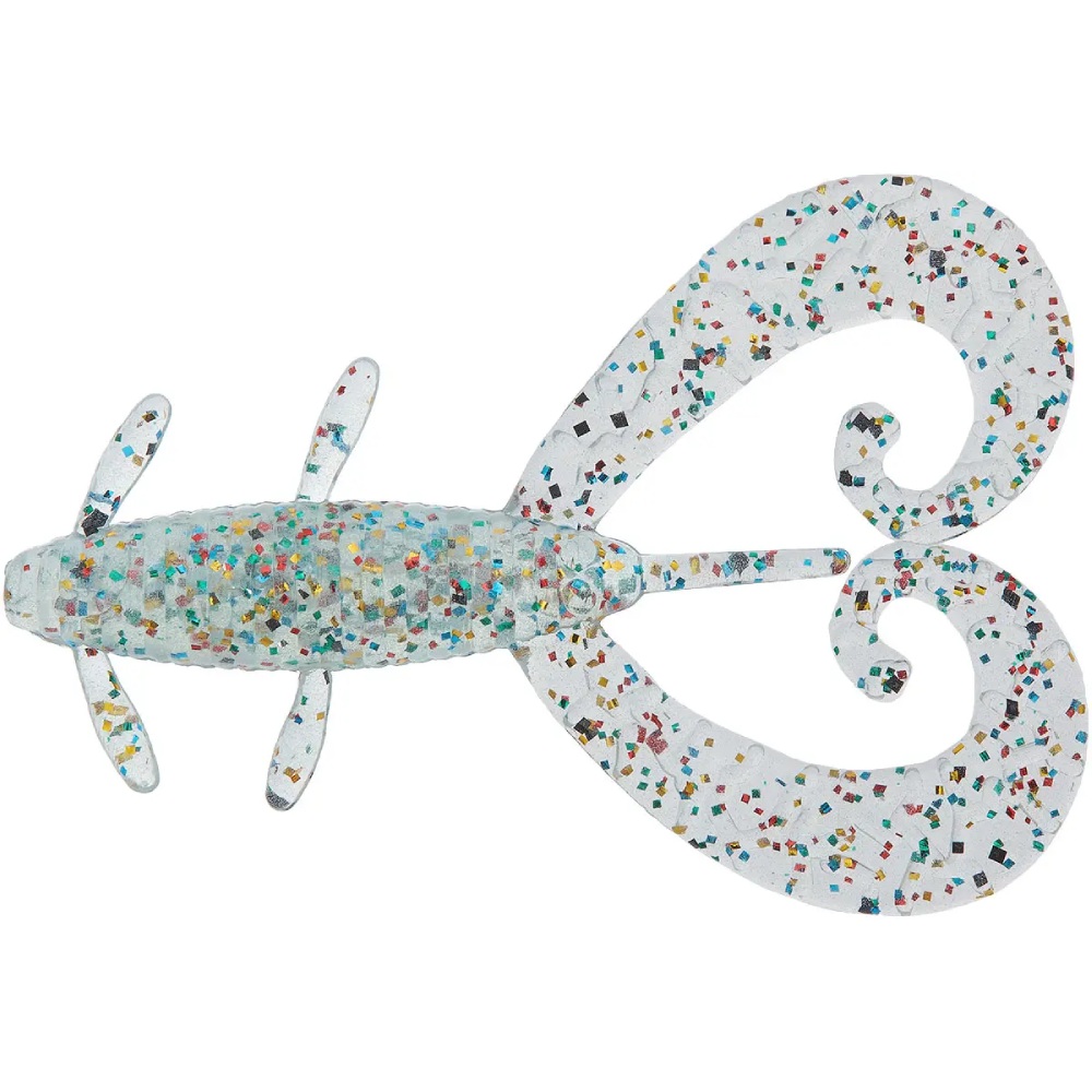 Набір силіконових приманок REINS G-Tail Twin 50 мм 204 UV All Stars 10 шт (4571415603064)