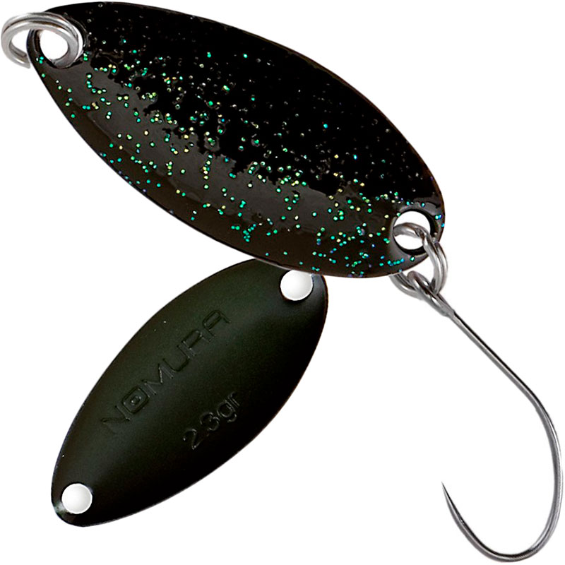 

Блесна-колебалка NOMURA Isei Sue Spoon 2.3гр Dark Shiny Green (702610097), Блешня-коливалка Isei Sue Spoon
