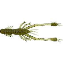 Набор силиконовых приманок REINS Ring Shrimp 4" 8шт 001 Watermelon Seed (4571288669327)