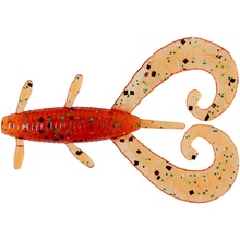 Набір силіконових приманок REINS G-Tail Twin 50 мм 568 Fire Sugar 10 шт (4571370241592)