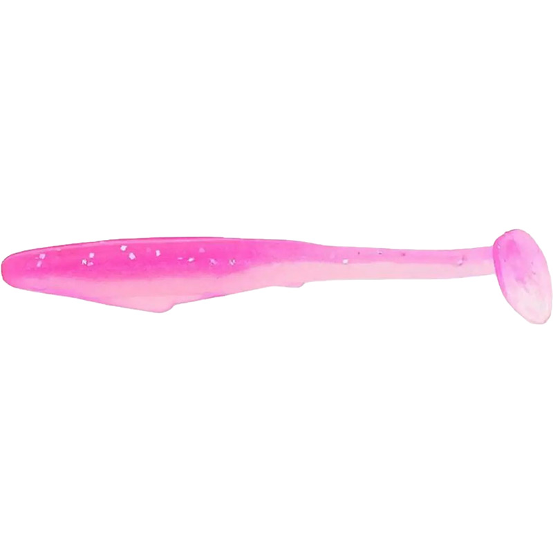 Набір силіконових приманок REINS Rockvibe Shiner 4" B30 Clear Pink 8 шт (4571415639087)