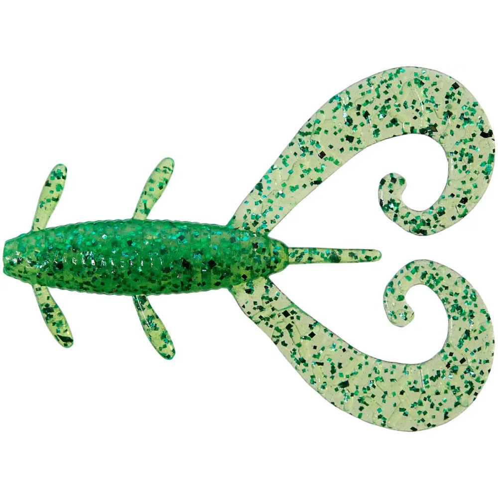 Набір силіконових приманок REINS G-Tail Twin 76 мм 592 Bucksy Chart 8 шт (4571415625387)