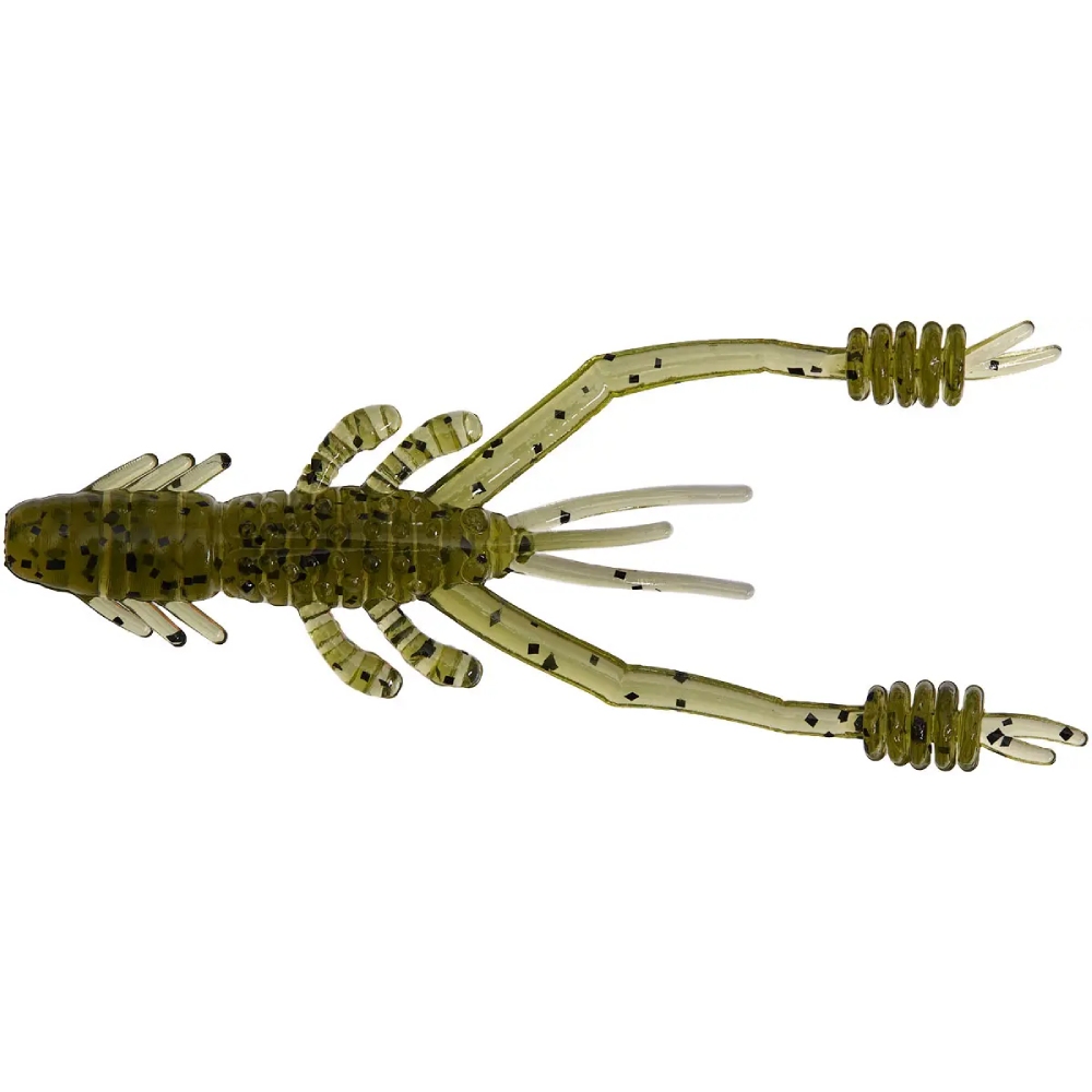 Набір силіконових приманок REINS Ring Shrimp 50 мм 001 Watermelon Seed 12 шт (4571370208328)