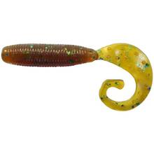 Силікон REINS Fat G-Tail Grub 3" 565 Motor Oil Green Flake 12 шт (4571370207796)