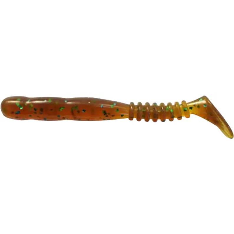 Силікон REINS Rockvibe Shad 3" 565 Motor Oil Green Flake 15шт (4571370207451)