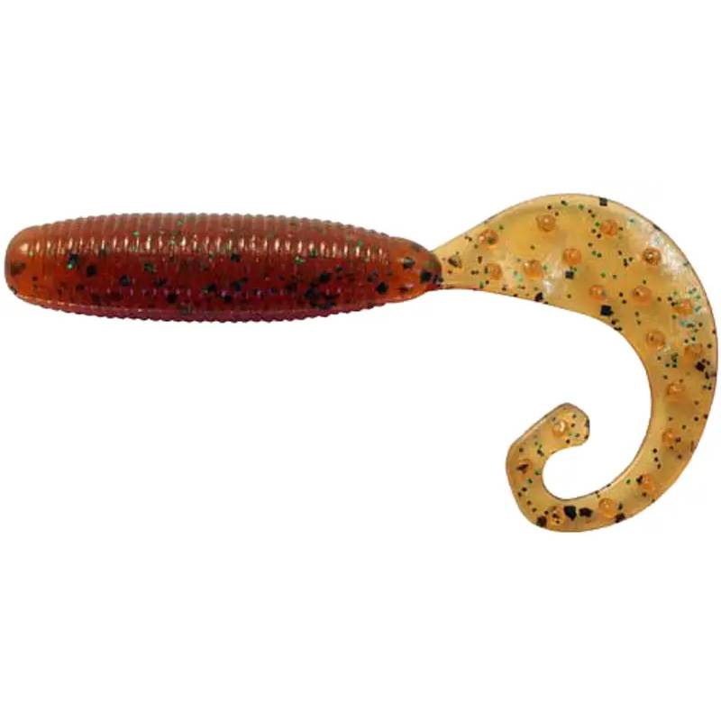 Силикон REINS Fat G-Tail Grub 3" 568 Fire Sugar 12шт (4571370207826)