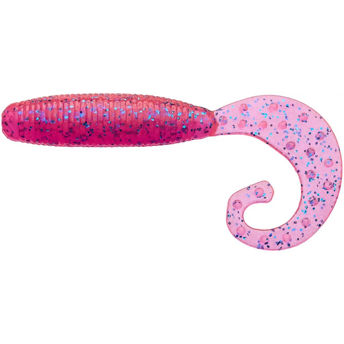 Силікон REINS Fat G-Tail Grub 4" 443 Pink Sardine 10шт (4571415625165)