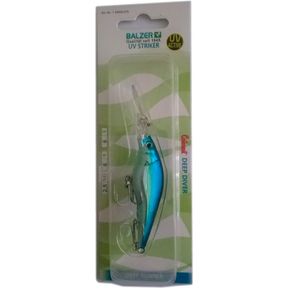 

Воблер Balzer Colonel UV Striker Deep Diver FL 60 мм 6 г Melone, Воблер Colonel UV Striker Deep