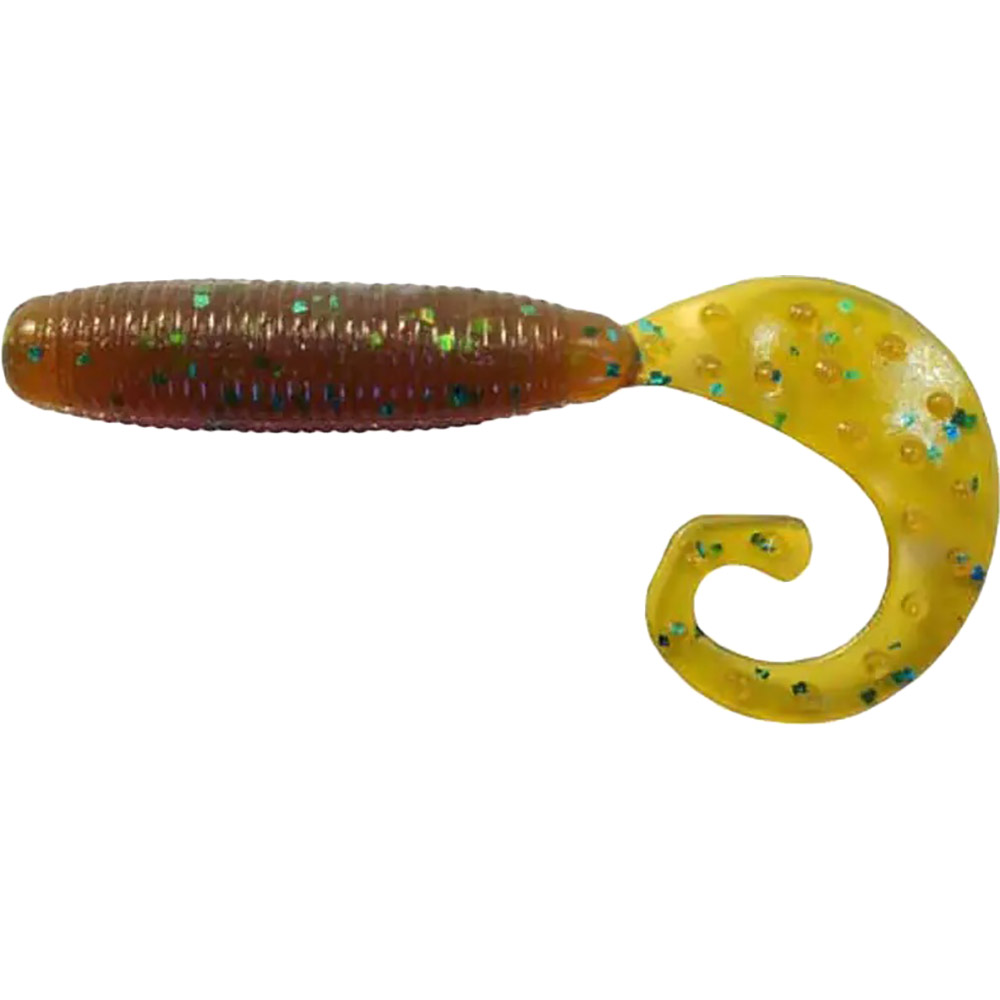 Силікон REINS Fat G-Tail Grub 2" 565 Motor Oil Green Flake (20шт/уп) (4571370207741)