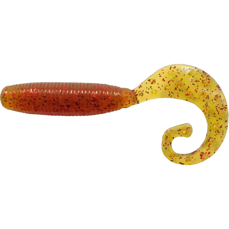 Силікон REINS Fat G-Tail Grub 2" 566 Motor Oil Red Flake (20шт/уп) (4571370207758)