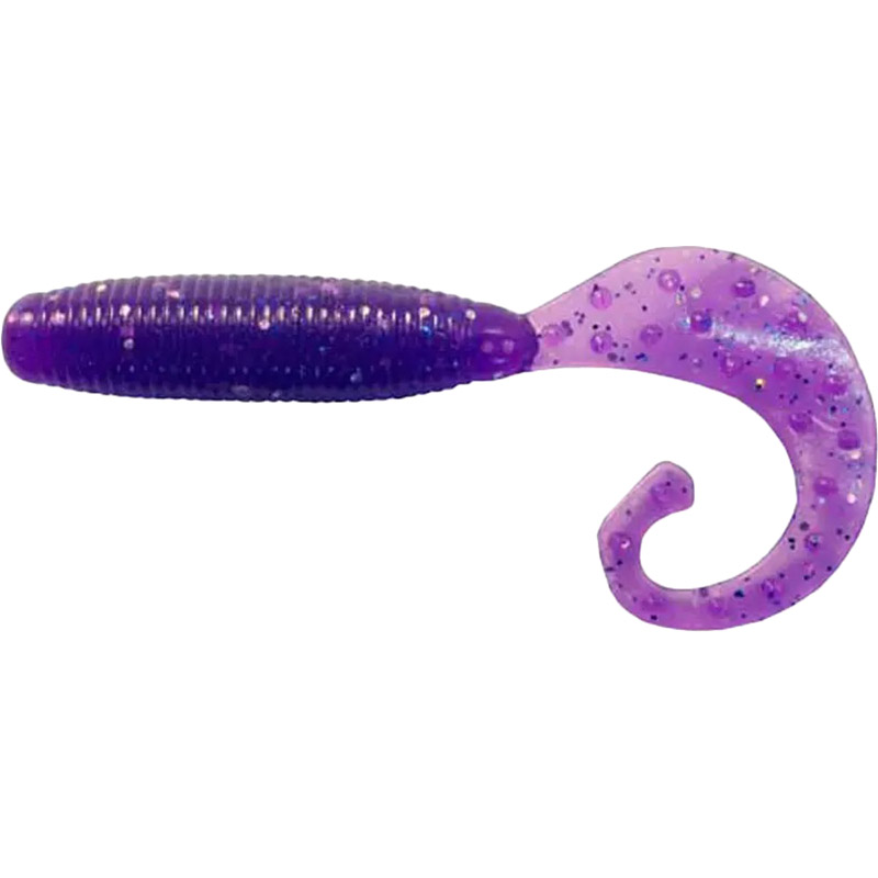 Силікон REINS Fat G-Tail Grub 2" 567 Lilac Silver & Blue Flake (20шт/уп) (4571370207765)