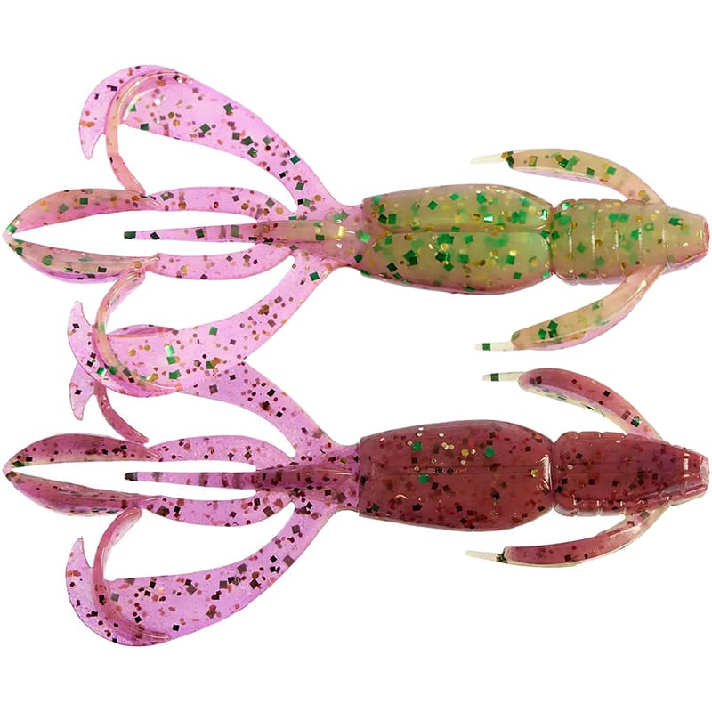 Набір силіконових приманок KEITECH Crazy Flapper 4.4" EA#18 Mystic Lime Chart 6 шт (1551.12.90)