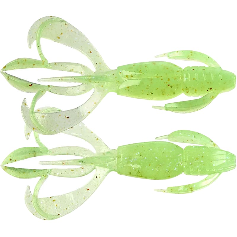 Набір силіконових приманок KEITECH Crazy Flapper 4.4" EA#19 Electric Chart Shad 6 шт (1551.12.91)