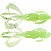 Набір силіконових приманок KEITECH Crazy Flapper 4.4" EA#19 Electric Chart Shad 6 шт (1551.12.91)